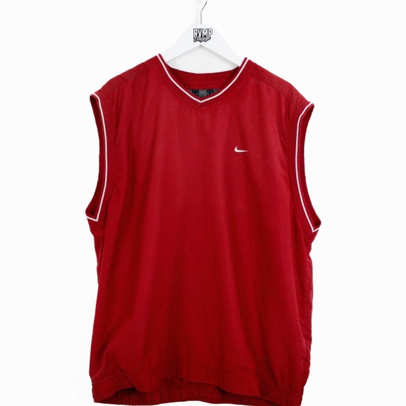 Nike Golf Red Vest with Small Logo (Large) - Picture 2 of 4